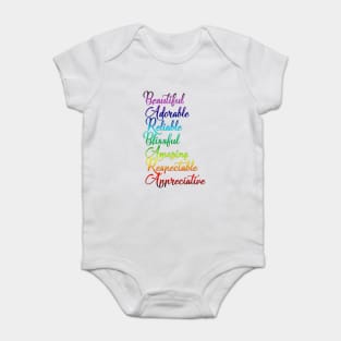 Gifts for BARBARA ~ Beautiful, Adorable, Reliable, Blissful... [ND#5C1V1] Baby Bodysuit